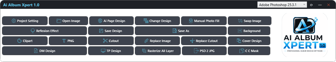 Ai Album Xpert Software Panel
